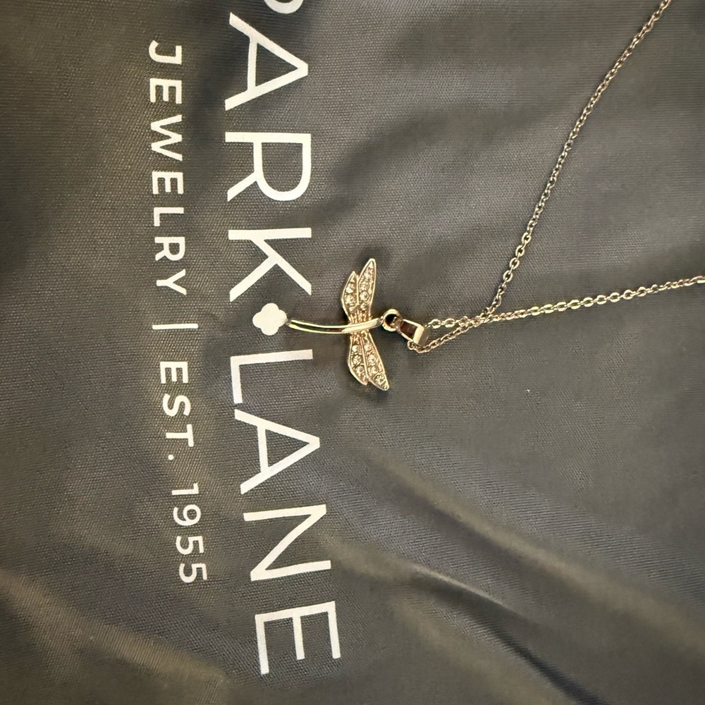 Park Lane Gold Dragonfly Necklace